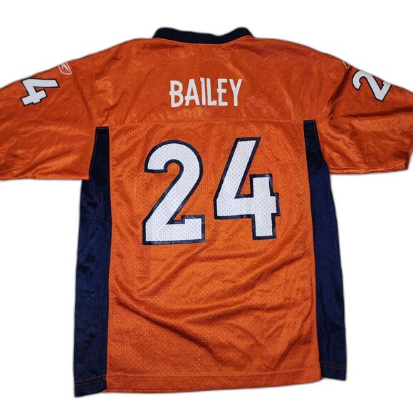 Reebok NFL Players Denver Broncos Champ Bailey #24 Football Jersey - Picture 2 of 6